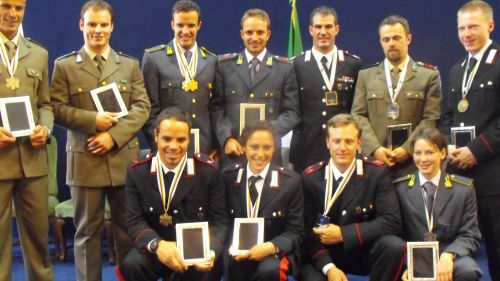 Foto di gruppo dopo la premiazione